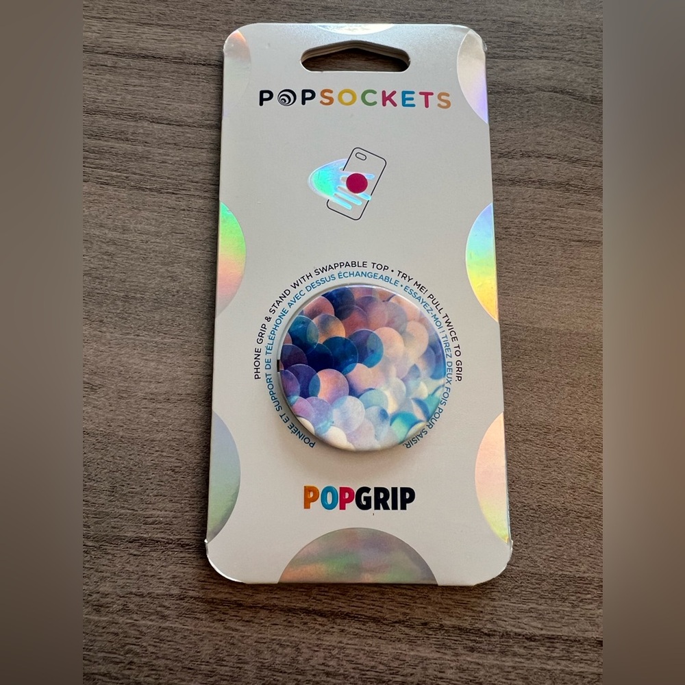 PopSocket PopGrip - Blue and Purple Swirl